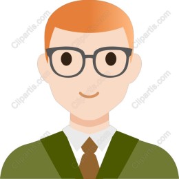 Stylish Character with Glasses