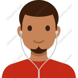 Young Man with Earphones