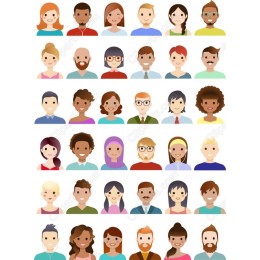 Diverse Character Collection - 48 Avatars Bundle