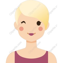 Cheerful Female Character