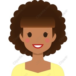 Vibrant Cheerful Woman