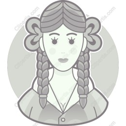 Charming Girl with Braids