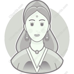 Cultural Grace: Elegant Woman