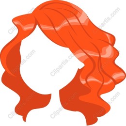 Vibrant Curly Orange Hair