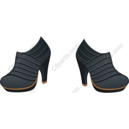Elegant Black High-Heeled Shoes