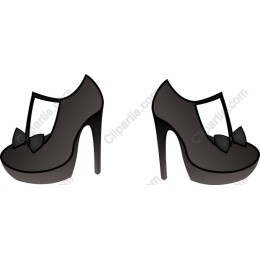 Chic Black High-Heeled Shoes