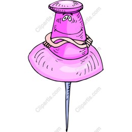 Pink Push Pin