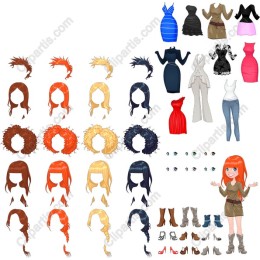 Fashionista Collection: Outfits & Hairstyles