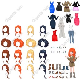 Fashion Outfits and Hairstyles Collection