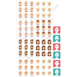 Diverse Avatars - Expressive Facial Character Pack