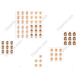 Versatile Character Pack: Expressive Faces Collection