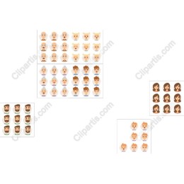 Diverse Character Emoticons Pack