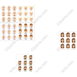 Diverse Illustrated Character Avatars Set