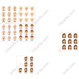 Expressive Character Avatars Set
