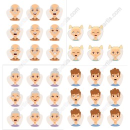 Expressive Character Emotions Collection
