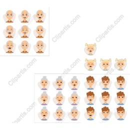 Emotion-Expressive Character Set