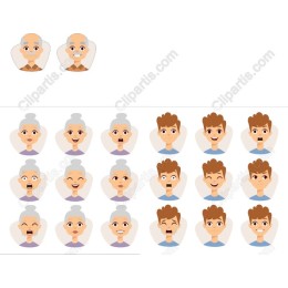 Expressive Characters Set
