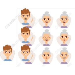 Emotional Expressions Set