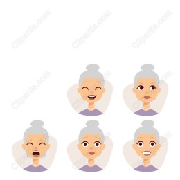 Emotional Expressions of an Elderly Woman