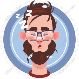 Whimsical Sleepy Man