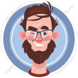 Charming Bearded Man