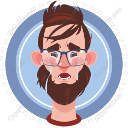 Emotional Cartoon Character
