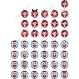Expressive Character Avatars: Collection