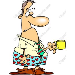 Quirky Morning Coffee Man