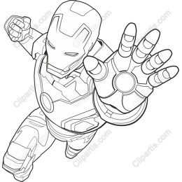 Dynamic Superhero - Line Art Edition