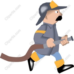 Courageous Firefighter