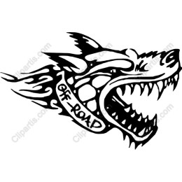 Fierce Wolf Head Off-Road