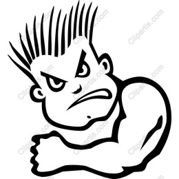 Edgy Muscular Character