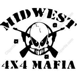 Midwest 4x4 Mafia Skull