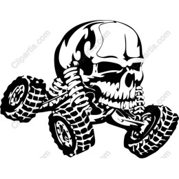 Skull Monster Truck