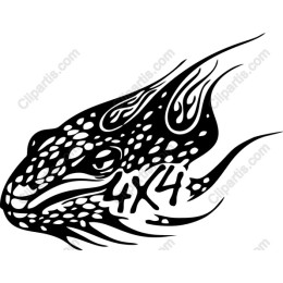 Fierce Lizard Flame