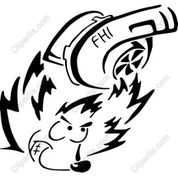 Turbocharged Character Clipart