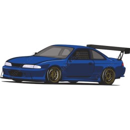Blue Sports Car