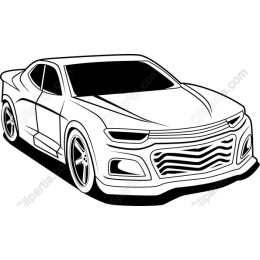Sleek Racing Car