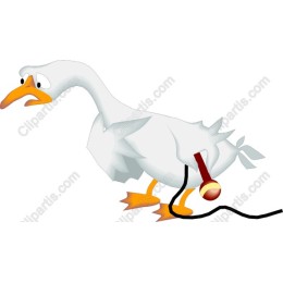 Whimsical Goose with Microphone