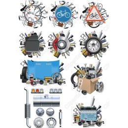 Comprehensive Vehicle Parts Set