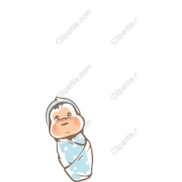 Charming Swaddled Baby