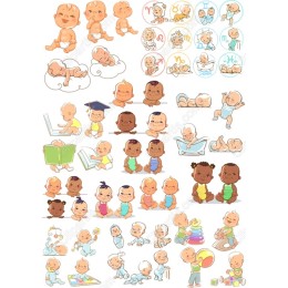 Charming Baby Bundle - Clipart Set
