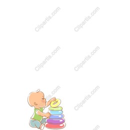 Joyful Baby with Stacking Rings