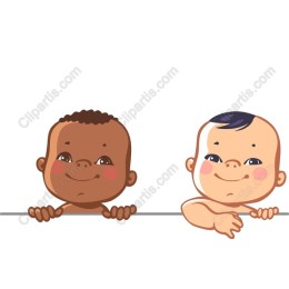 Cheerful Baby Peeking