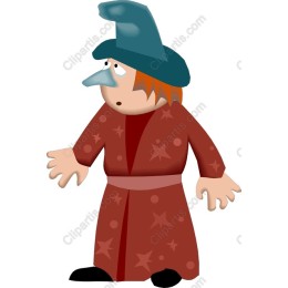 Whimsical Wizard Character