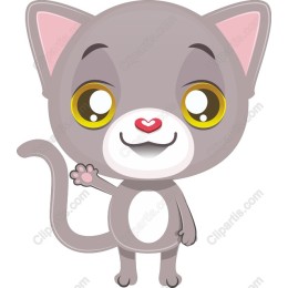 Adorable Gray Kitten