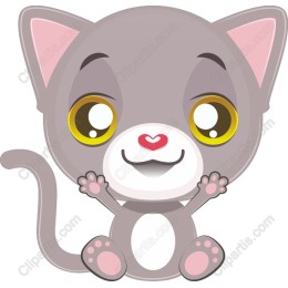 Cute Gray Kitten