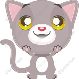 Adorable Gray Cat