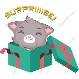 Kitten Surprise in Gift Box