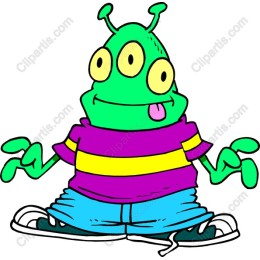 Friendly Cartoon Alien